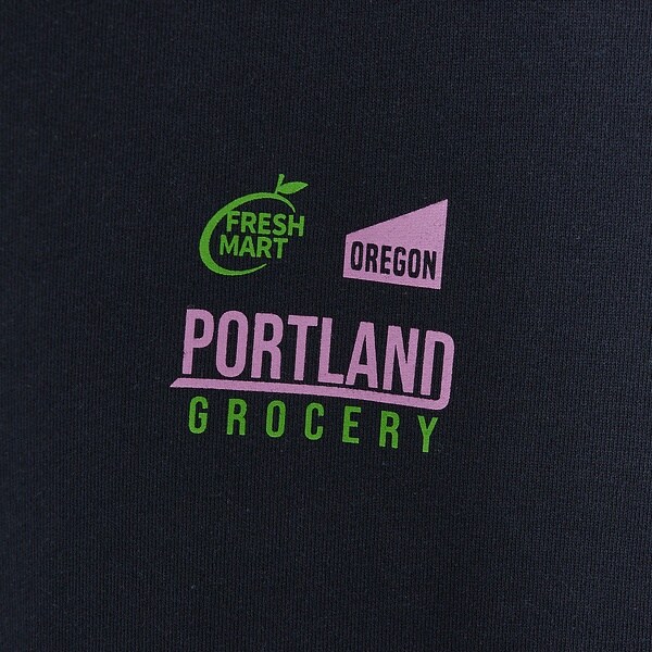 アバハウス（ABAHOUSE）/【PORTLAND−GROCERY】ロゴプリント クルーネックスウェット / L