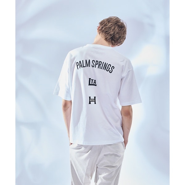 アバハウス（ABAHOUSE）/バックプリント グラフィック 半袖Tシャツ/オーバーサイズ/LE TRIO AB