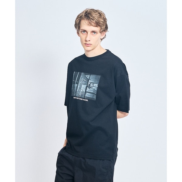 アバハウス（ABAHOUSE）/DoNotDisturb グラフィック プリント 半袖Tシャツ/オーバーサイズ/