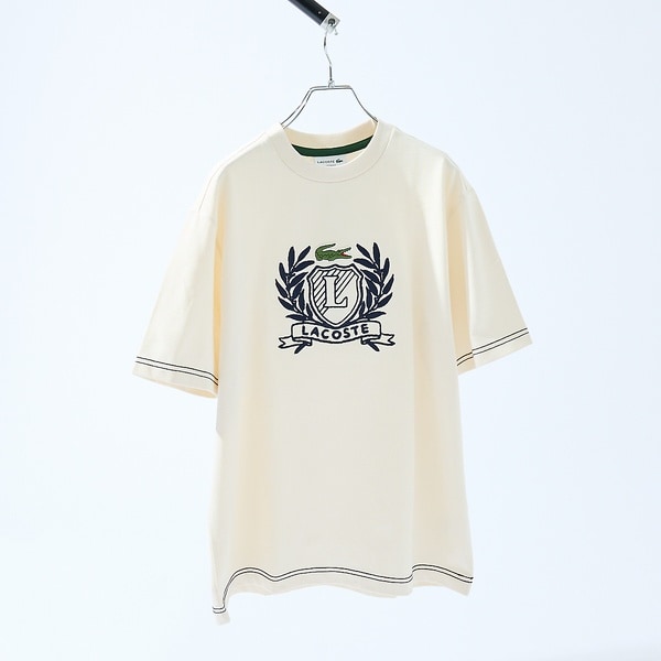 アバハウス（ABAHOUSE）/【LACOSTE / ラコステ】ハンドステッチ風フレンチグラフィックTシャツ