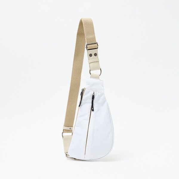 アバハウス（ABAHOUSE）/【L．E．D．BITES】アシンメトリーボディバッグ　ボンディングナイロン　B−