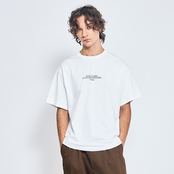 アバハウス（ABAHOUSE）/ファインジャージー ロゴTシャツ / 半袖Tシャツ