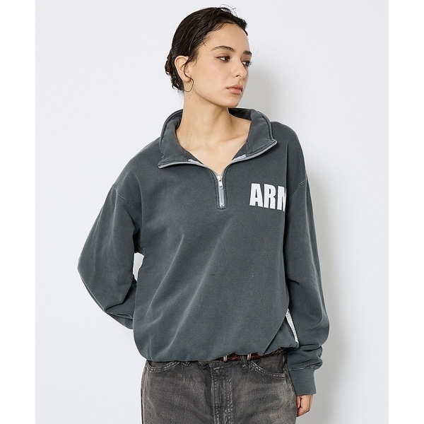 アバハウス（ABAHOUSE）/【JOHNBULL/ジョンブル】ARMY スウェットハーフジップ /プルオーバー