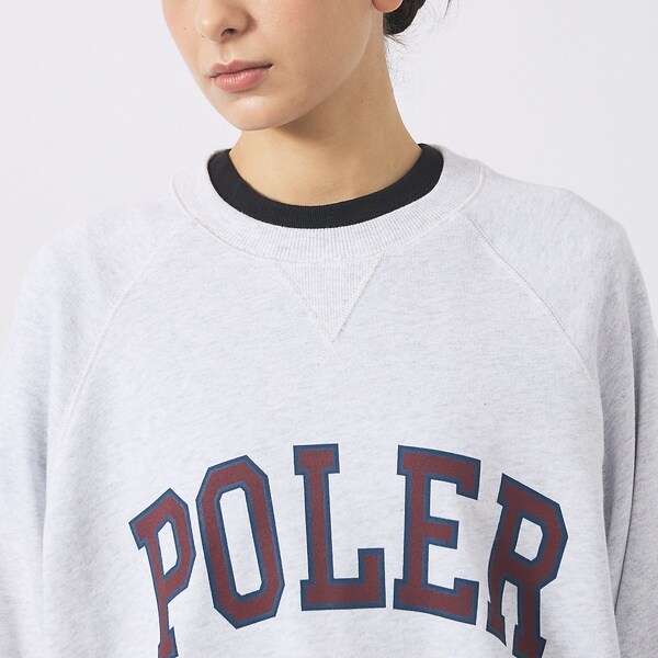 アバハウス（ABAHOUSE）/【POLER/ポーラー】COLLEGE RAGLAN CREW 流汗/カレ