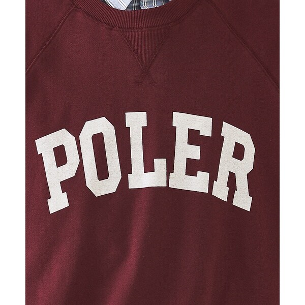 アバハウス（ABAHOUSE）/【POLER/ポーラー】COLLEGE RAGLAN CREW 流汗/カレ
