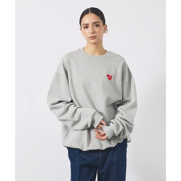アバハウス（ABAHOUSE）/【POLER / ポーラー】HEART LOGO EMBROIDERY CREW