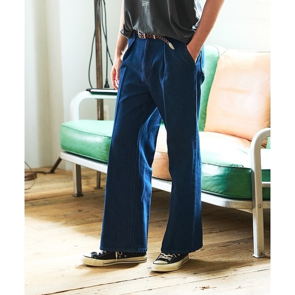 アバハウス（ABAHOUSE）/【Wrangler/ラングラー】WRANCHER WIDE DENIM/ランチャ_1