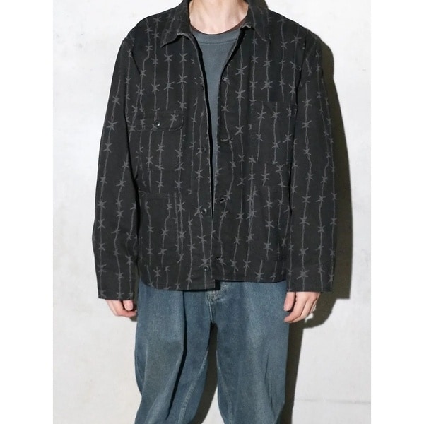 アバハウス（ABAHOUSE）/【PENNY‘S】PRINTED ENGINEER SHORT JACKET/ミ