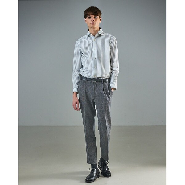 アバハウス（ABAHOUSE）/【ON/OFF兼用】360°ストレッチ ロンドンストライプ ワイドカラーシャツ_10