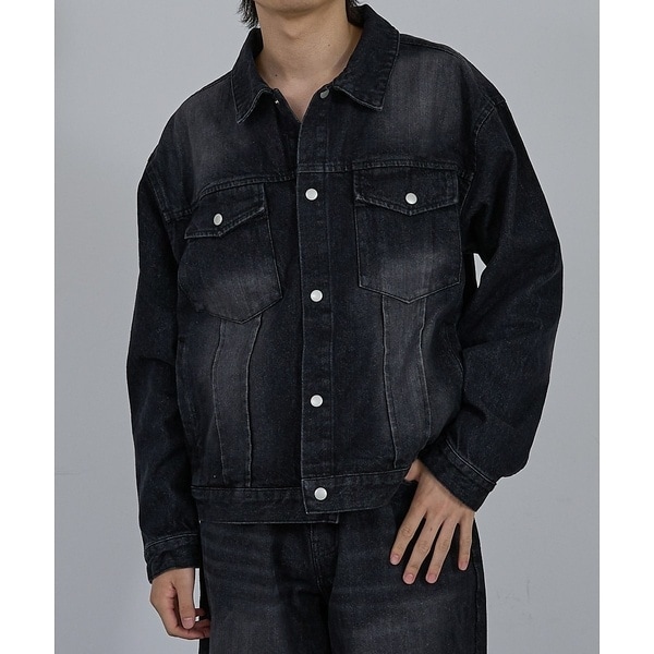 アバハウス（ABAHOUSE）/【AH ABAHOUSE】ヴィンテージライク ブラスト デニムジャケット / セ