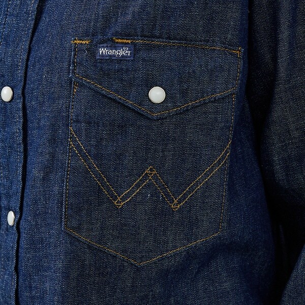 アバハウス（ABAHOUSE）/【Wrangler/ラングラー】ウエスタンデニムシャツ / Western De_8