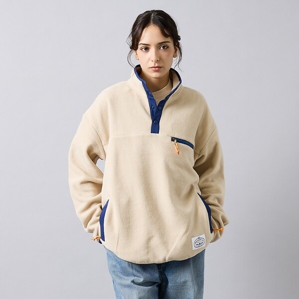 アバハウス（ABAHOUSE）/【POLER/ポーラー】SNAP LIGHT FLEECE/アノラック/防寒/ユ