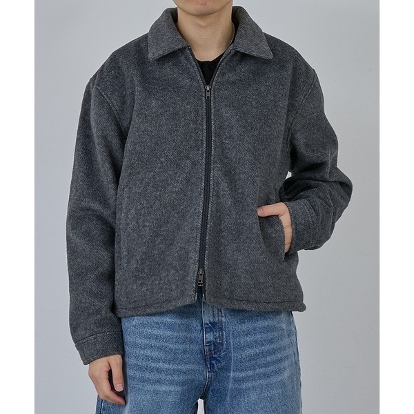 アバハウス（ABAHOUSE）/【AH ABAHOUSE】クロップド ダブルジップアップ シャギーブルゾン
