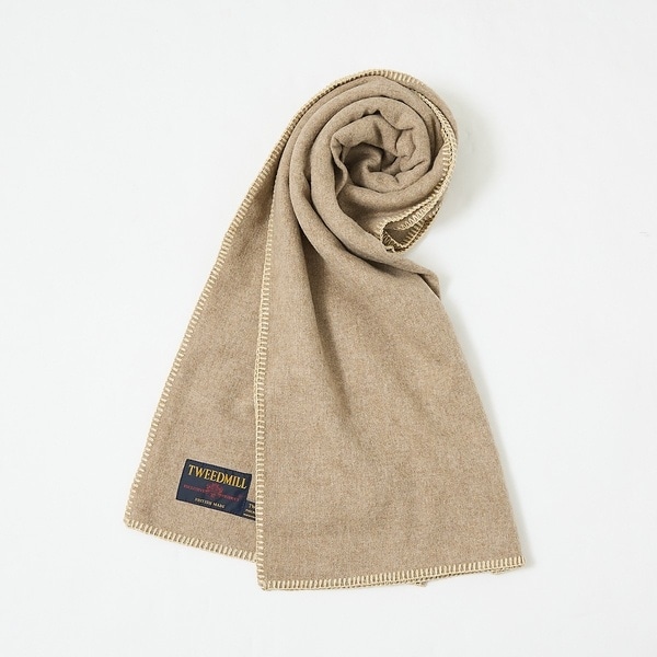 【NEW】アバハウス（ABAHOUSE）/【TWEEDMILL/ツイードミル】Lambswool Blanket Stit