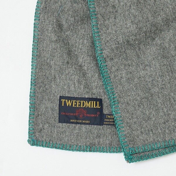 【NEW】アバハウス（ABAHOUSE）/【TWEEDMILL/ツイードミル】Lambswool Blanket Stit
