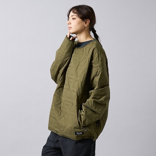 アバハウス（ABAHOUSE）/【POLER/ポーラー】CYCLOPS QUILTED CREW/キルティング/ 14,454円