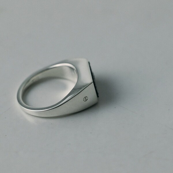 アバハウス（ABAHOUSE）/【UNISEX】SIGNET RECTANGLE RING / シグネットレクタ_2