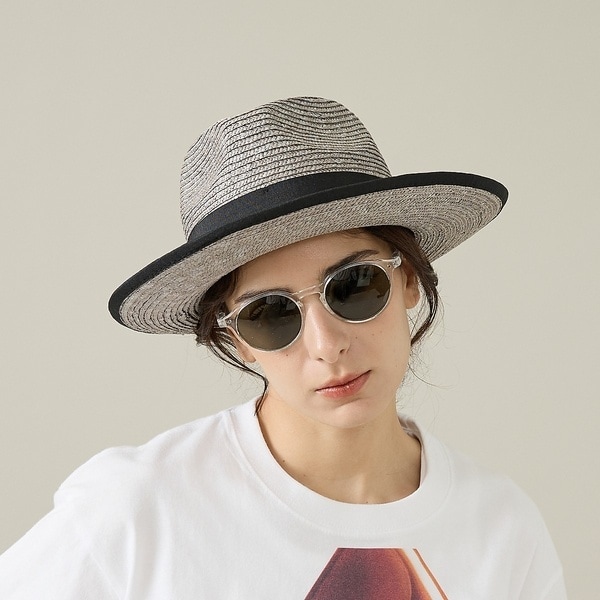 アバハウス（ABAHOUSE）/【RUBEN/ルーベン】STRAW LONGBRIM CODEHAT/ストローロ