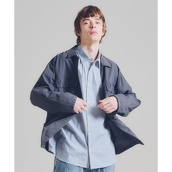 アバハウス（ABAHOUSE）/【CORDURA】TUCK＆DARTS コーデュラナイロン シャツブルゾン /