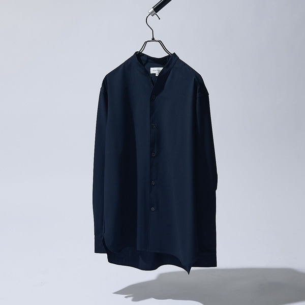 アバハウス（ABAHOUSE）/Vネック スキッパーシャツ / バンドカラー_2