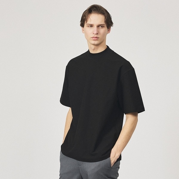 アバハウス（ABAHOUSE）/【接触冷感】モックネック Tシャツ / COVEROSS(R)
