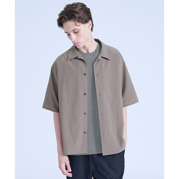 アバハウス（ABAHOUSE）/【セットアップ対応】ドットエアー オープンカラーシャツ / オーバーサイズ 11,858円