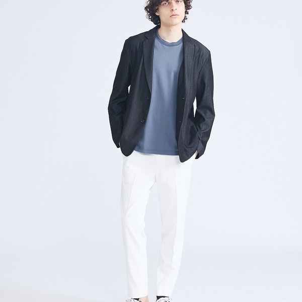 アバハウス（ABAHOUSE）/【セットアップ対応】デニムライクツイル シングルジャケット_10