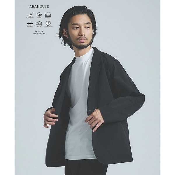 アバハウス（ABAHOUSE）/【リラックスフィット】360°ストレッチ リップストップ ジャケット / セット