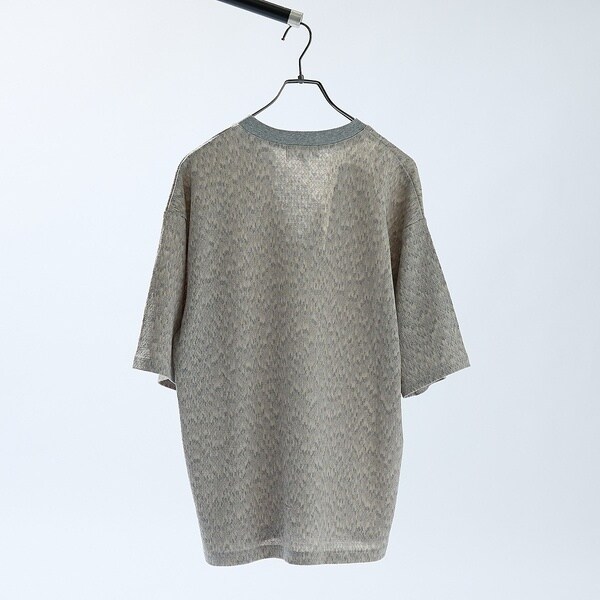 アバハウス(ABAHOUSE)/CREPE JERSEY ヘンリーネック スキッパーTシャツ アバハウス(ABAHOUSE)/CREPE JERSEY ヘンリーネック スキッパーTシャツ