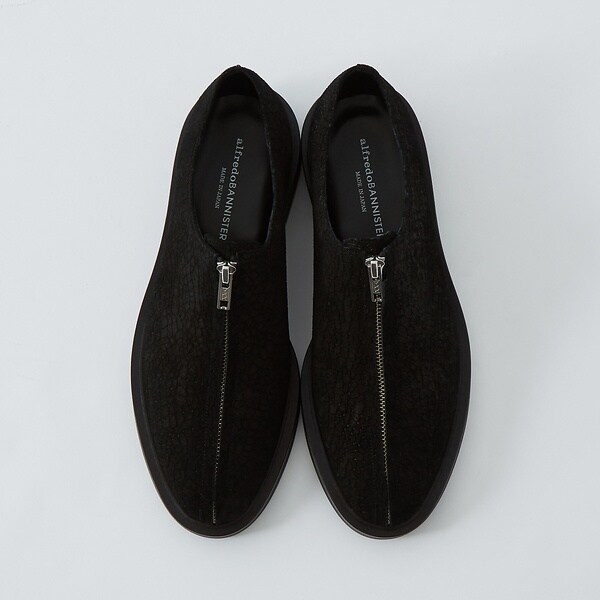 アルフレッド・バニスター（alfredoBANNISTER）/センター ジップ パターン レザーシューズ アルフレッド・バニスター（alfredoBANNISTER）/センター ジップ