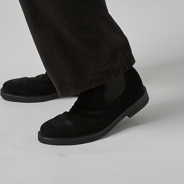 アルフレッド・バニスター（alfredoBANNISTER）/【ソフトレザー】ドレープ サイドゴア ブーツ