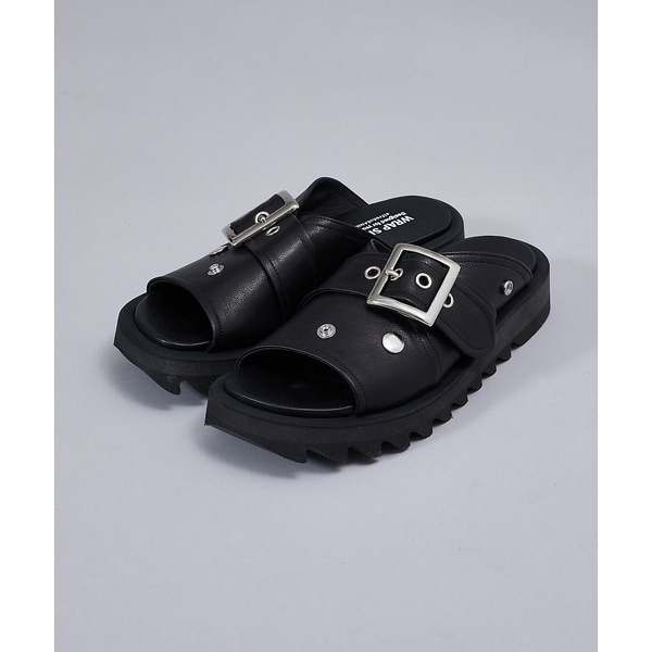 アルフレッド・バニスター（alfredoBANNISTER）/【WRAP SHOES】ライダースバックル ボリュームソール スライドサンダル_2