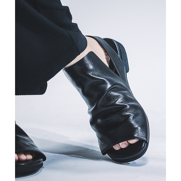 アルフレッド・バニスター（alfredoBANNISTER）/【WRAP SHOES】ドレープ バックストラップ サンダル