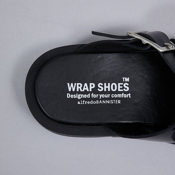 アルフレッド・バニスター（alfredoBANNISTER）/【WRAP SHOES】トリプル バックル ボリュームソール スライドサンダル_9