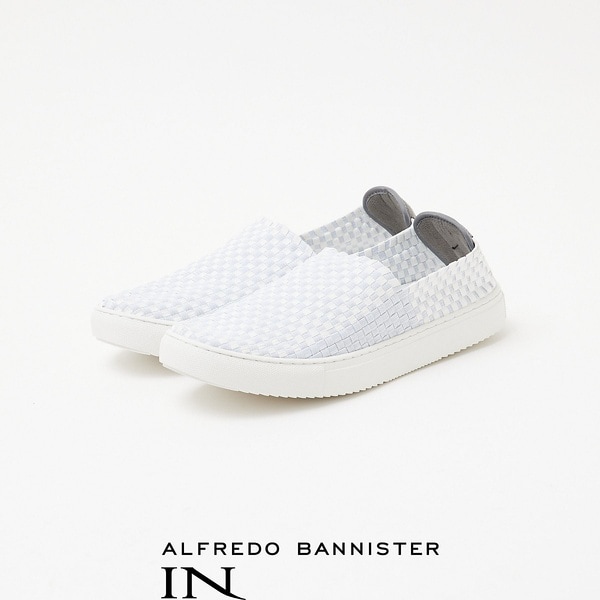 アルフレッド・バニスター（alfredoBANNISTER）/サイドマッケイ ゴムメッシュ スリッポン