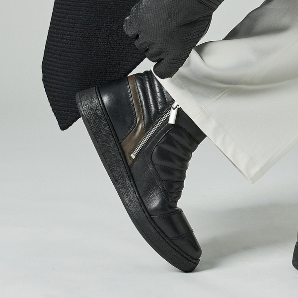 アルフレッド・バニスター（alfredoBANNISTER）/サイドジップ ロールスニーカー