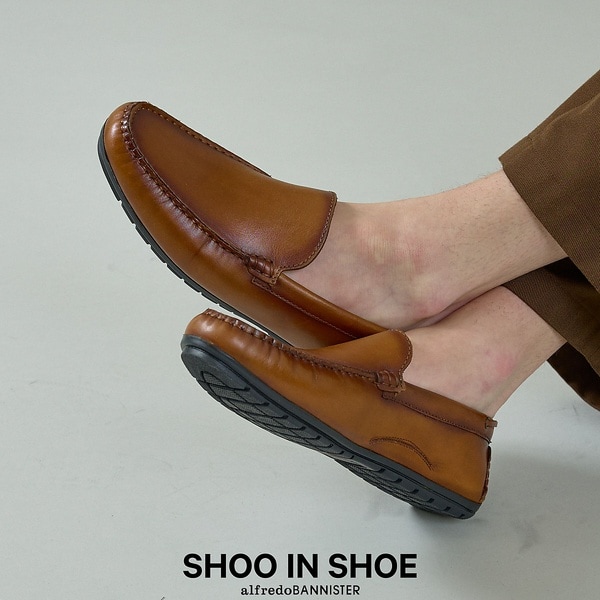 アルフレッド・バニスター（alfredoBANNISTER）/ドライビング レザー シューズ