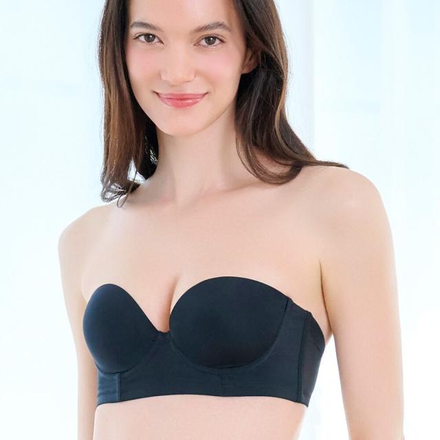 ブラデリスニューヨーク（BRADELIS NEW YORK）/【BRADELIS FIT】モールドカップストラップレスブラ 響きにくい 補正 ブラジャー_2