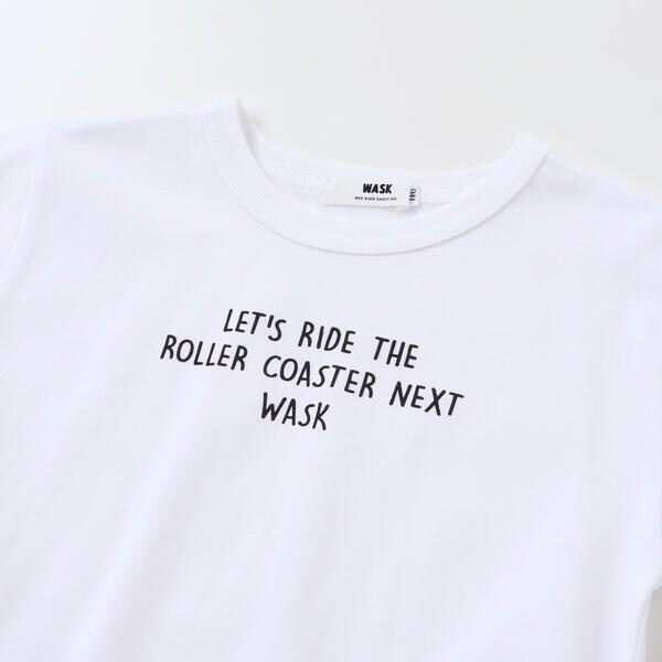 ワスク（WASK）/カラフル袖シャツ＆ロゴプリント半袖Tシャツ(100~160cm)_13