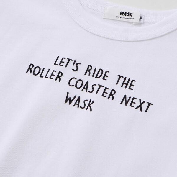ワスク（WASK）/カラフル袖シャツ＆ロゴプリント半袖Tシャツ(100~160cm)_14