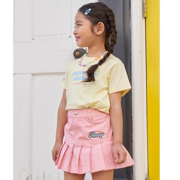 アナップキッズ＆ガール（ANAP KIDS&GiRL）/裾プリーツインパン