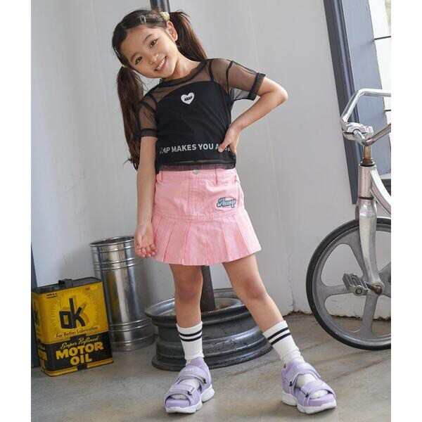 アナップキッズ＆ガール（ANAP KIDS&GiRL）/裾プリーツインパン