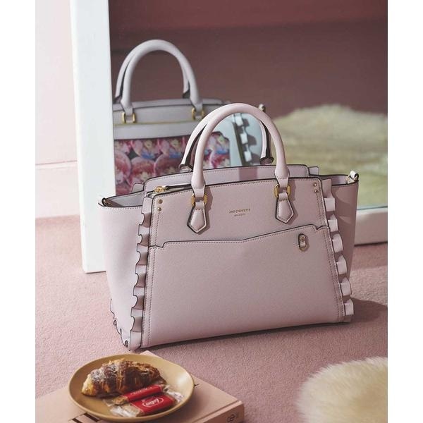 アンドシュエット（& chouette）/《推し事バッグ》クリアポケット付きトートバッグ