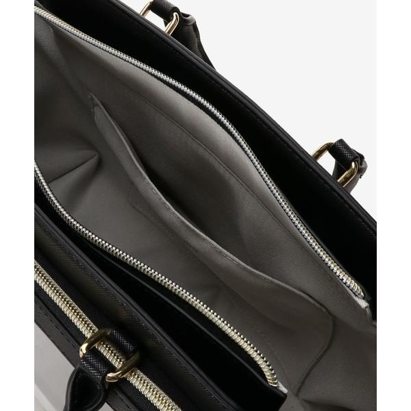 アンドシュエット（& chouette）/《推し事バッグ》クリアポケット付きトートバッグ