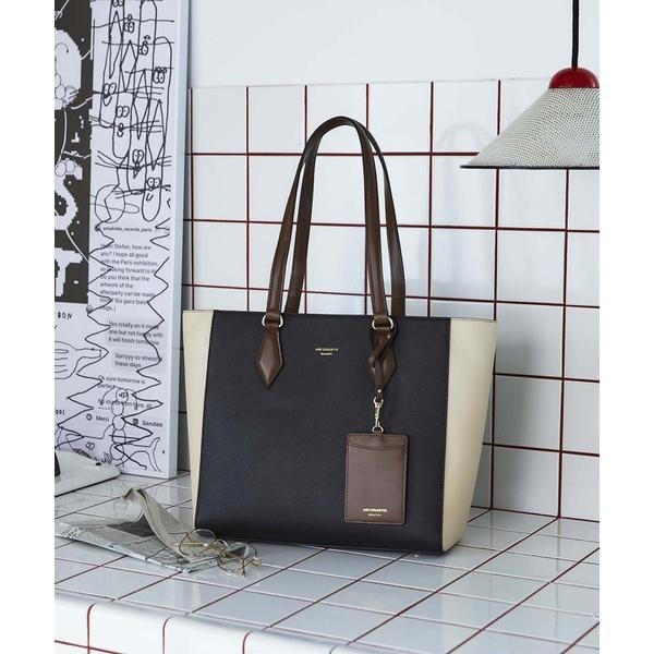 アンドシュエット（& chouette）/バイカラー3点セットトートバッグの