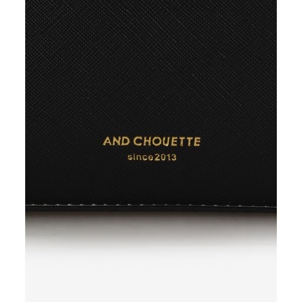 アンドシュエット（& chouette）/《推し事バッグ》クリアポケット付き縦型ショルダーバッグ