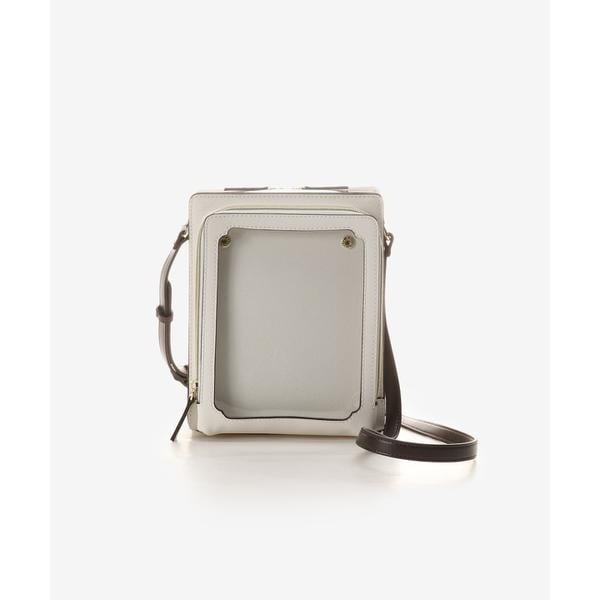 アンドシュエット（& chouette）/《推し事バッグ》クリアポケット付き縦型ショルダーバッグ