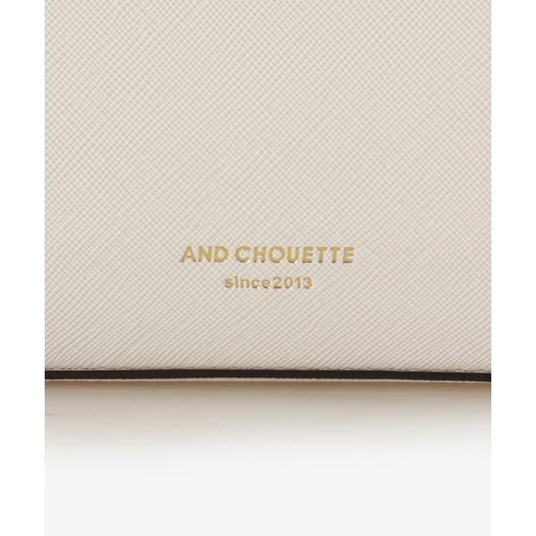 アンドシュエット（& chouette）/《推し事バッグ》クリアポケット付き縦型ショルダーバッグ