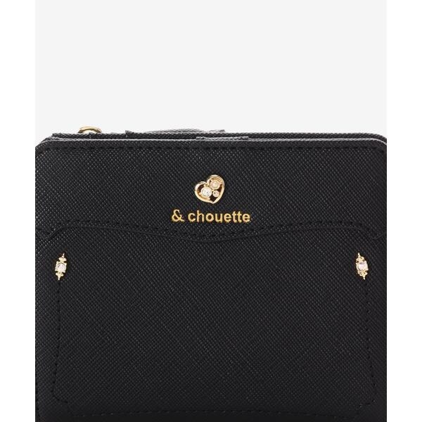 アンドシュエット（& chouette）/《推し事》ハートビジュー折財布