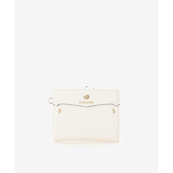 アンドシュエット（& chouette）/《推し事》ハートビジュー折財布